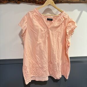 Lane Bryant Light Coral Top Plus Size